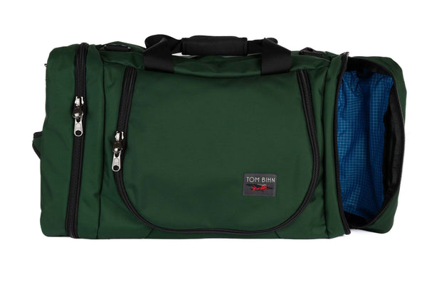 A Wilderness (forest green) Ballistic Aeronaut 45 with an Island (blue) Halcyon interior.